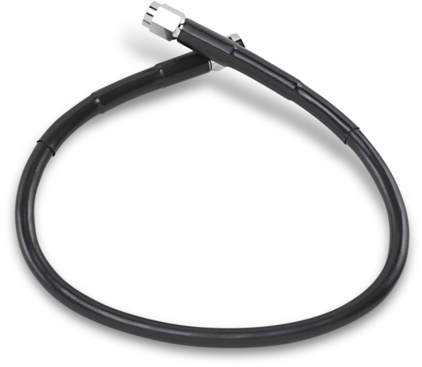 Drag Specialties Universal Brake Line - Black - 17"