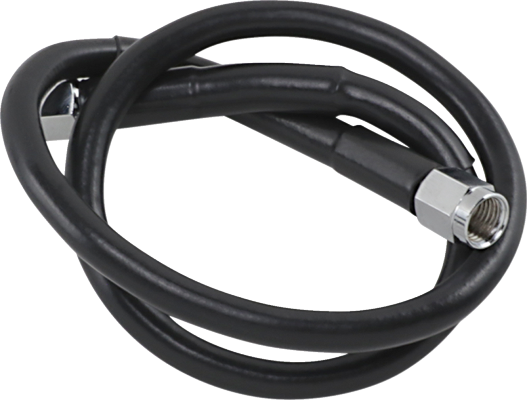 Drag Specialties Universal Brake Line - Black - 23"