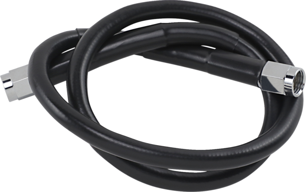 Drag Specialties Universal Brake Line - Black - 24"