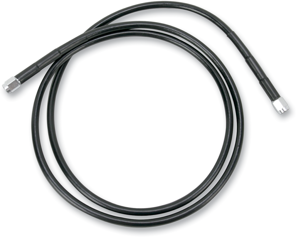 Drag Specialties Universal Brake Line - Black - 58"