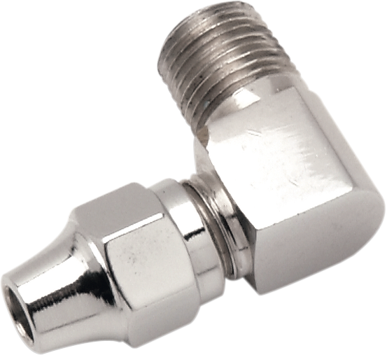 Drag Specialties Brake Line Fitting - 1/8" NPT - 90°