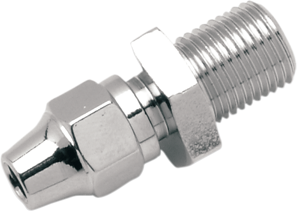 Drag Specialties Brake Line Fitting - 7/16-24 - Straight