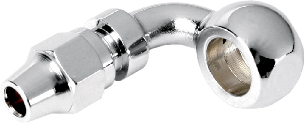 Drag Specialties Banjo Fitting - 3/8"/10mm - 90 Degree