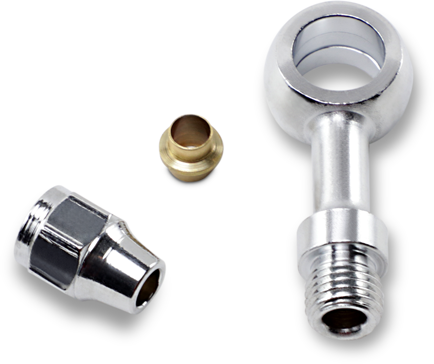 Drag Specialties Banjo Fitting - 7/16" - Straight