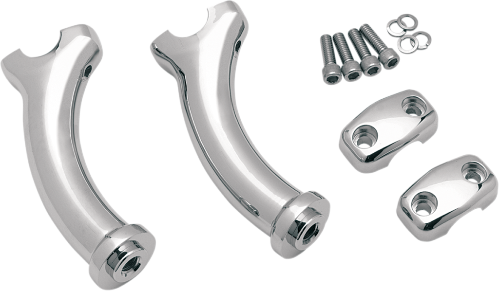 Drag Specialties 5-1/2" Deuce Style Handlebar Risers - 2" (Pair)