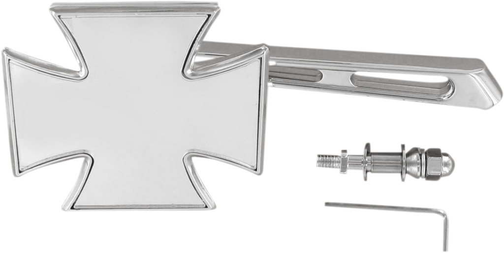Drag Specialties Mirror - Side View - Maltese - Chrome - Air-Glide Stem - Each