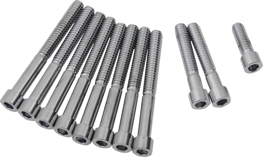 Drag Specialties Bolt Kit - Primary Cover Only - Socket-Head/Smooth - '77-'85 Sportster