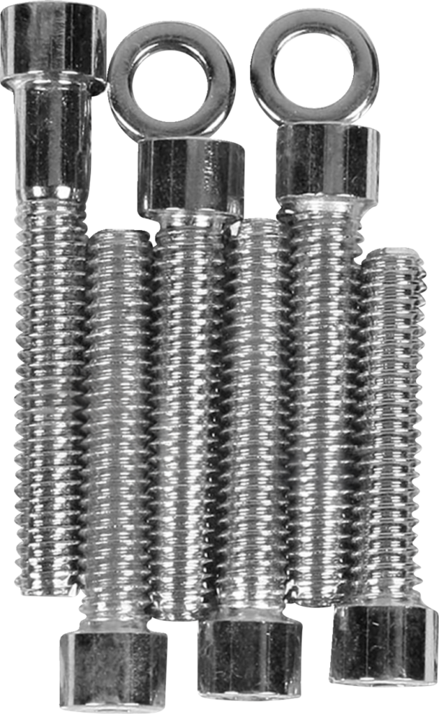 Drag Specialties Bolt Kit - Cam Cover - Smooth - Chrome - '93-'00 Harley-Davidson