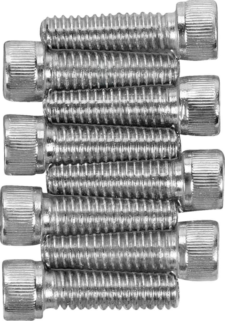 Drag Specialties Bolt Set - Lifter Base - Knurled/Socket-Head - '76-'99 Harley-Davidson