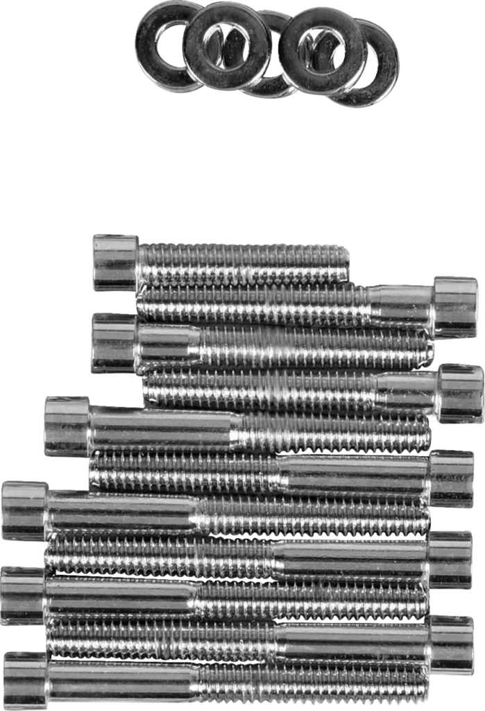 Drag Specialties Bolt Kit - Cam Cover - Smooth - Chrome - '91-'03 Sportster