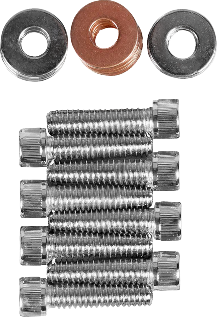 Drag Specialties Bolt Set - Rocker Box - Knurled - '84-'03 Harley-Davidson