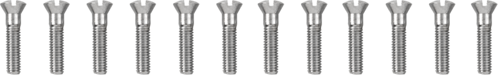 Drag Specialties Bolt Kit - Cam Cover - Knurled - Chrome - '36-'69 Harley-Davidson
