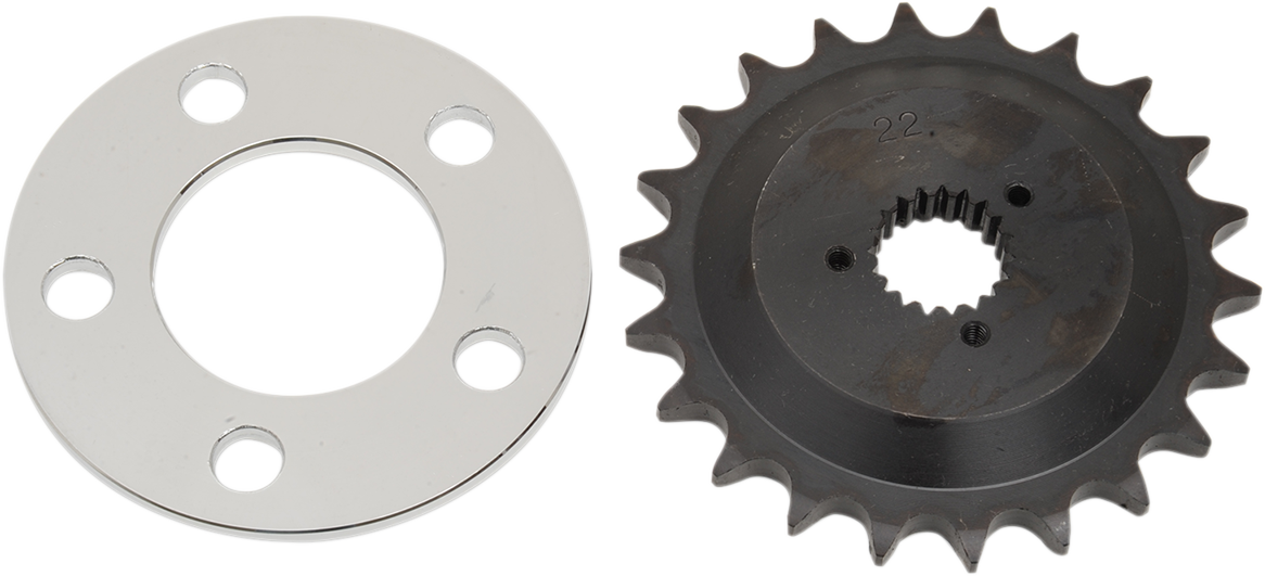 Drag Specialties Offset Sprocket Kit - 22 Tooth - L'84-'90 XL