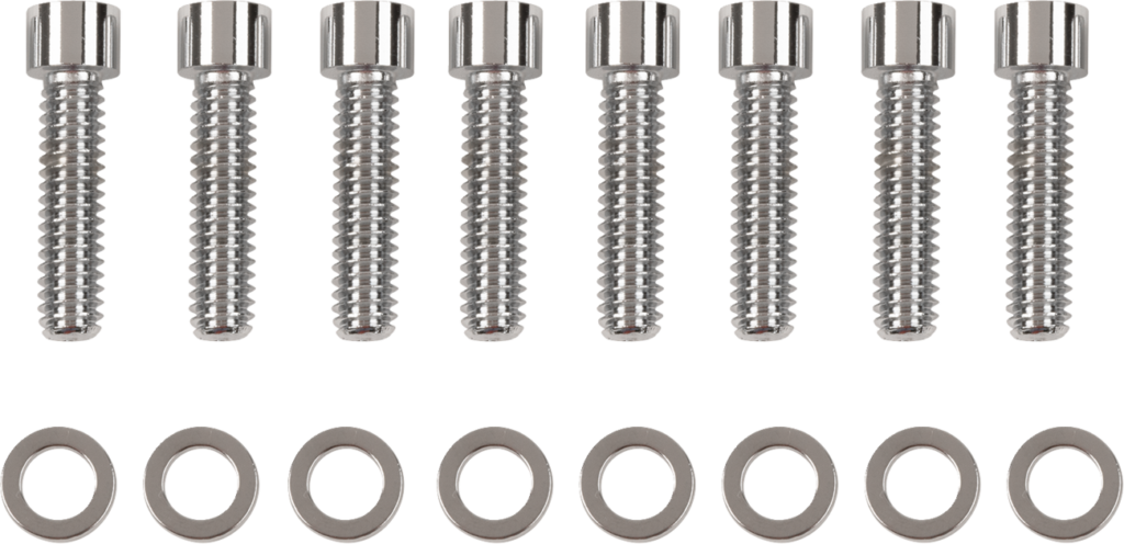 Drag Specialties Bolt Kit - Lifter Base - Socket-Head - Smooth - '99-'17 Twin Cam