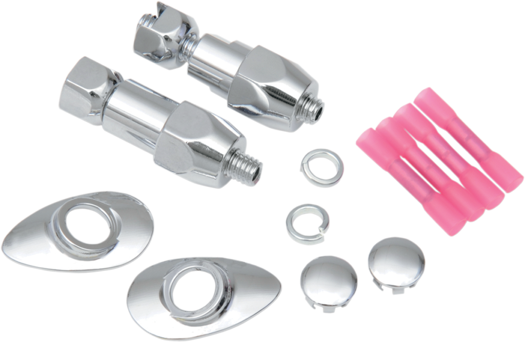 Drag Specialties Turn Signal Relocation Kit - Rear - '03-'10 Softail