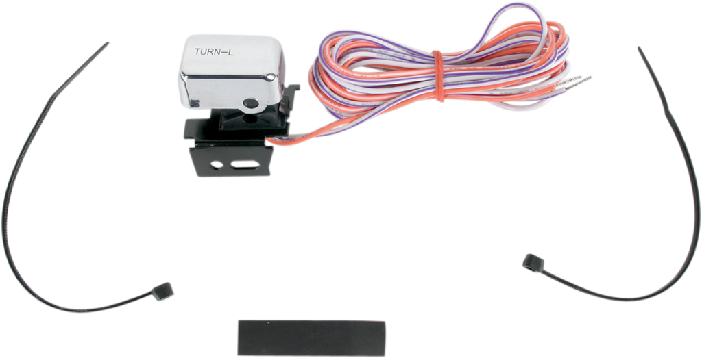 Drag Specialties Handlebar Switch Kit - Left-Side - Turn Signal - Chrome