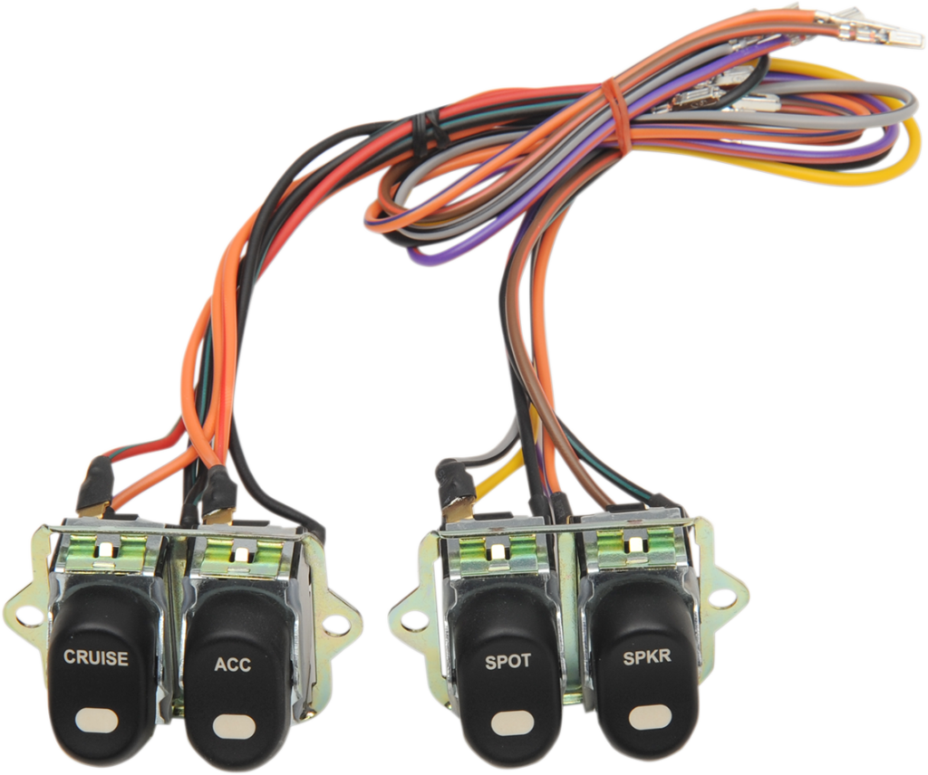 Drag Specialties Rocker Switch Assembly - '96-'13 FLT