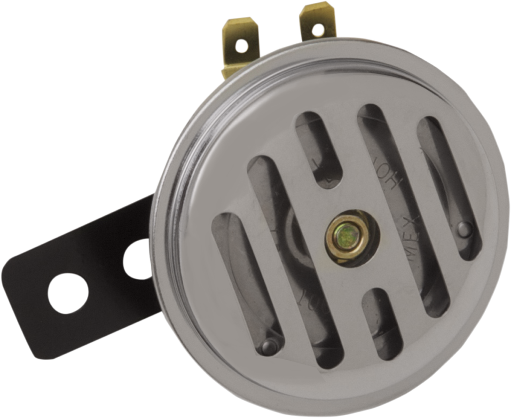 Drag Specialties Horn - 2-1/2" - Slotted - Chrome