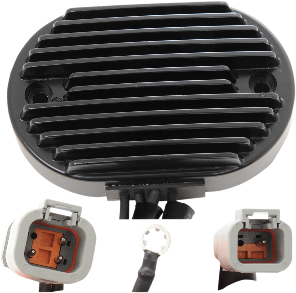 Drag Specialties Regulator - Black - '07 FX/FLST