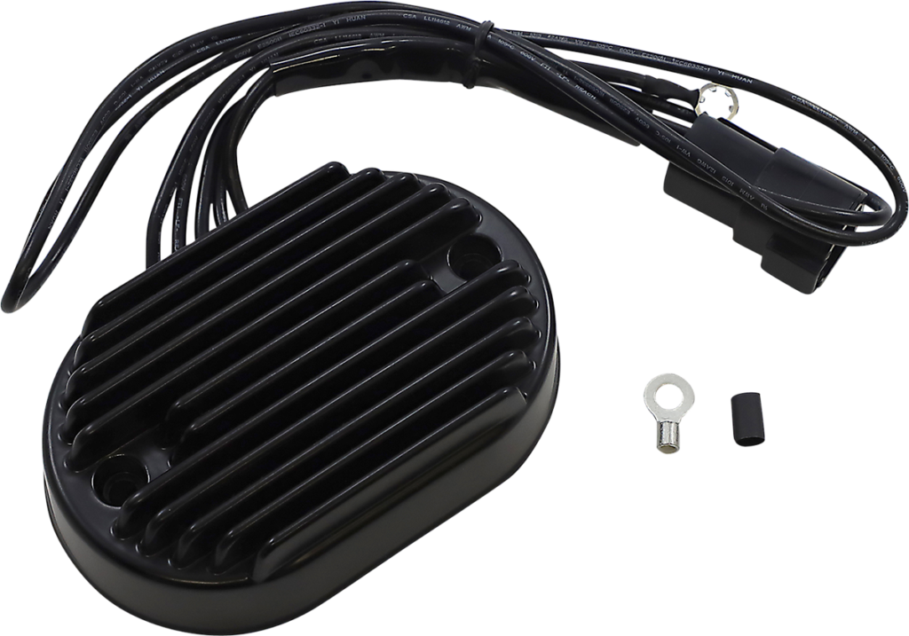 Drag Specialties Regulator - Black - '01-'06 - FXST/FLST