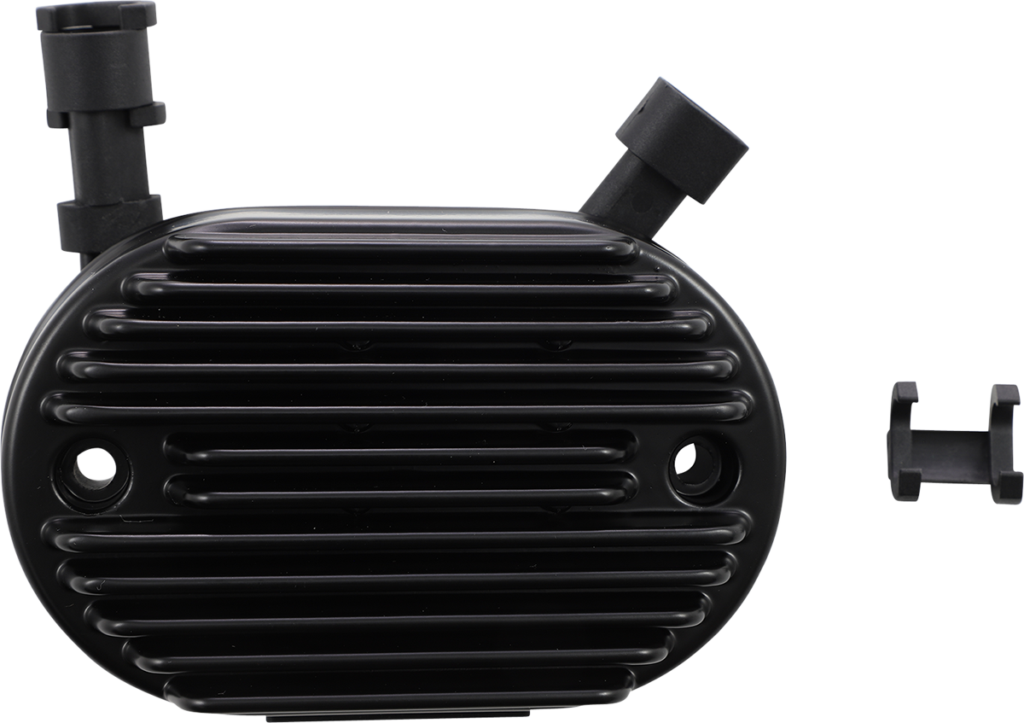 Drag Specialties Regulator - Black - '08-'10 FXST/FLST/FXCW