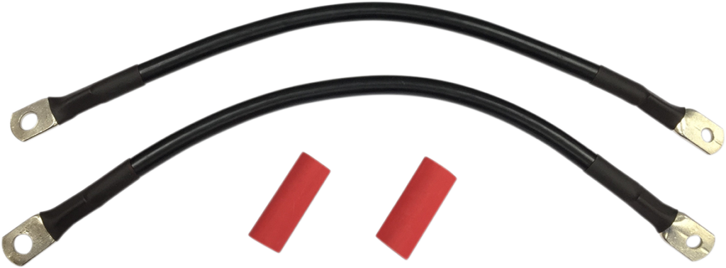 Drag Specialties Black Battery Cable Set - '04-'09 XL