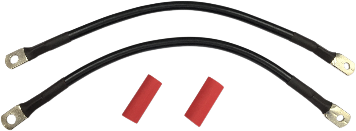 Drag Specialties Black Battery Cable Set - '04-'09 XL