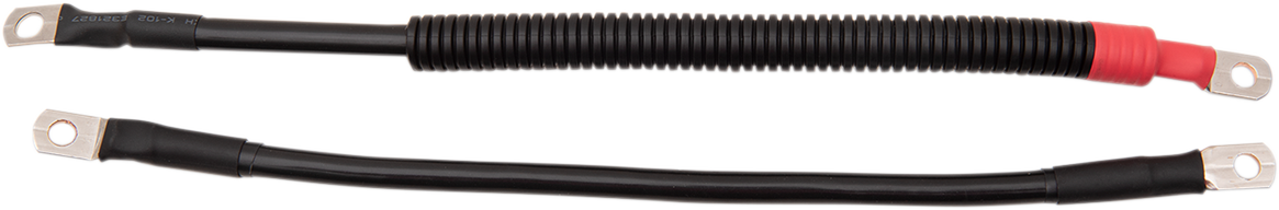 Drag Specialties Black Battery Cable Set - '10-'13 Sportster