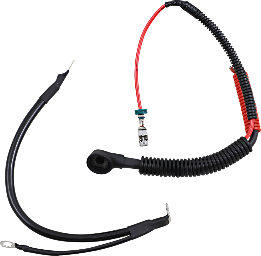 Drag Specialties Black Battery Cable Set - '09-'13 FLH/T
