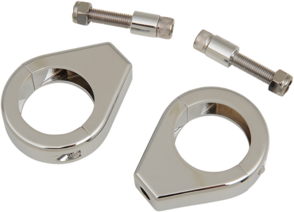 Drag Specialties Turn Signal - Clamp - 39mm - Chrome (Pair)