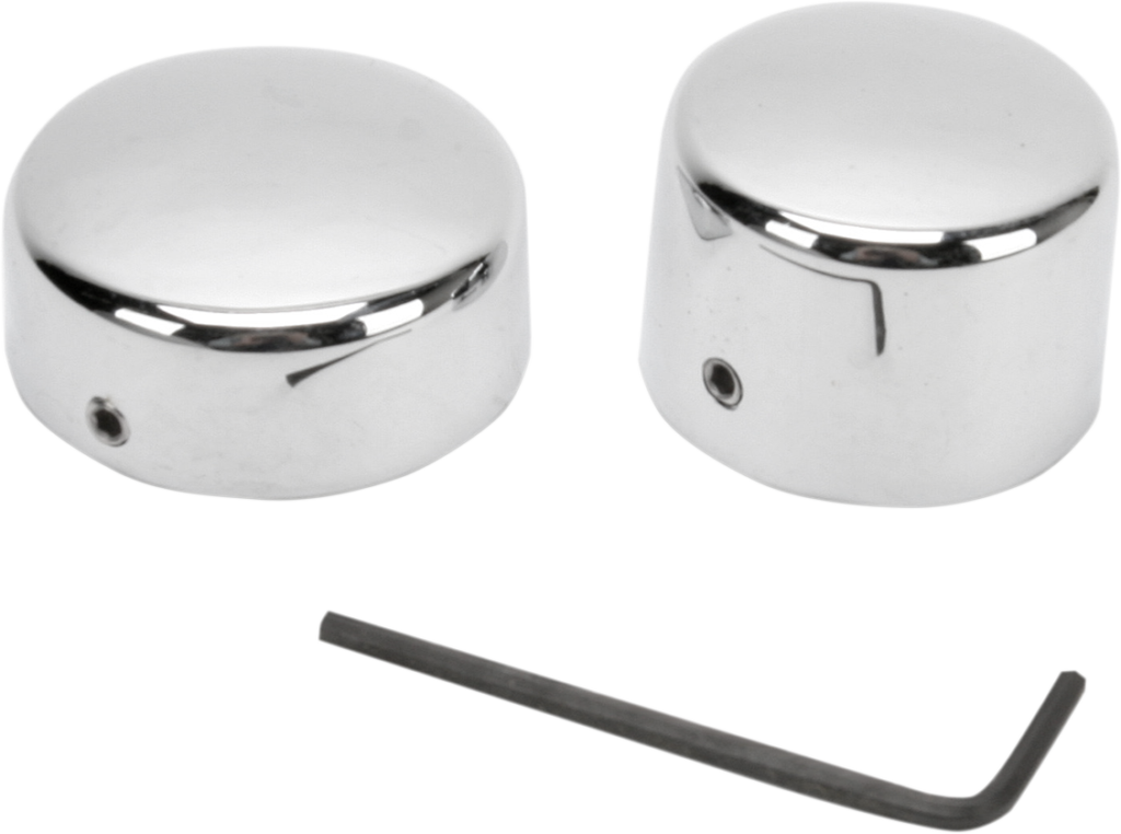 Drag Specialties Axle Caps - Rear - Pair - '57-'81 Harley-Davidson