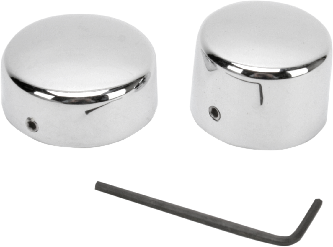 Drag Specialties Axle Caps - Rear - Pair - '57-'81 Harley-Davidson