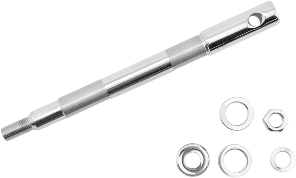 Drag Specialties Axle Kit - Front - Chrome - '00-'07 Dyna/Sportster