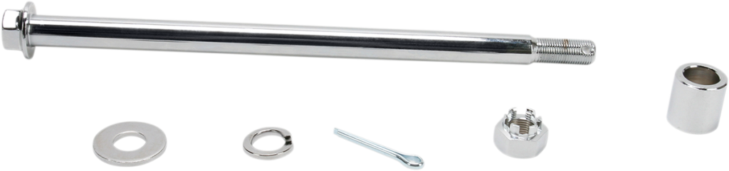 Drag Specialties Axle Kit - Rear - Chrome - '82-'94 FXR