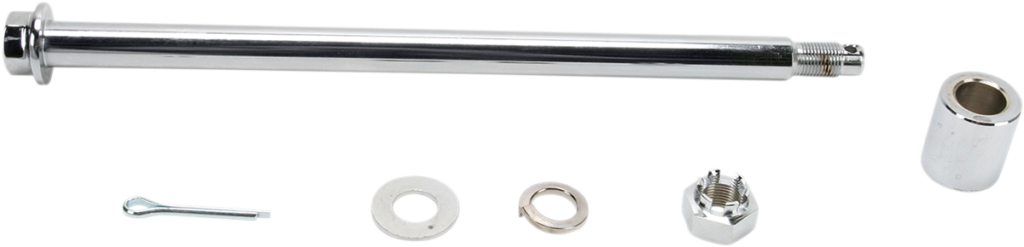 Drag Specialties Axle Kit - Rear - Chrome - '86-'99 Softail