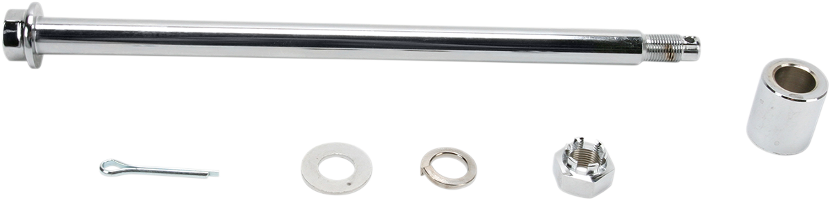 Drag Specialties Axle Kit - Rear - Chrome - '86-'99 Softail