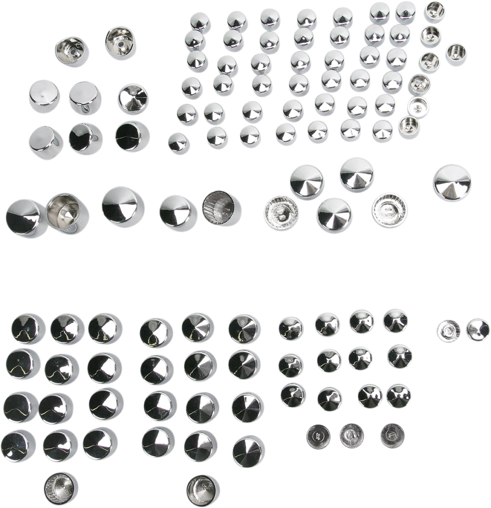 Drag Specialties Bolt Cover Kit - Standard/Engine - Chrome - '09-'10 Touring