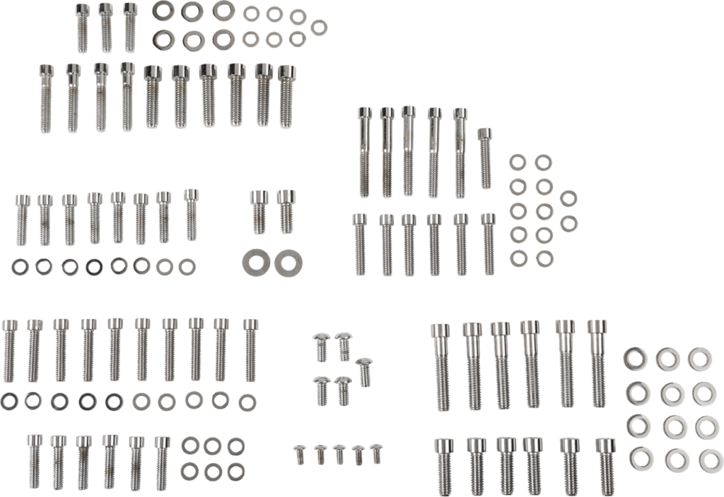 Drag Specialties Bolt Kit - Complete Motor - Smooth/Socket-Head - '06 Dyna