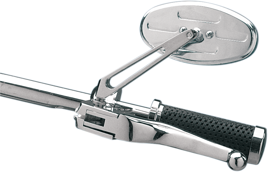 Drag Specialties Mirror - Stealth I - Side View - Oval - Chrome