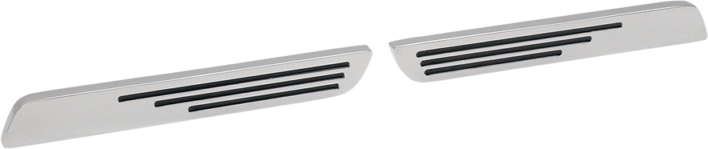 Drag Specialties Saddlebag Latch Insert - Chrome - FLT/FLH '93-'13 (Pair)