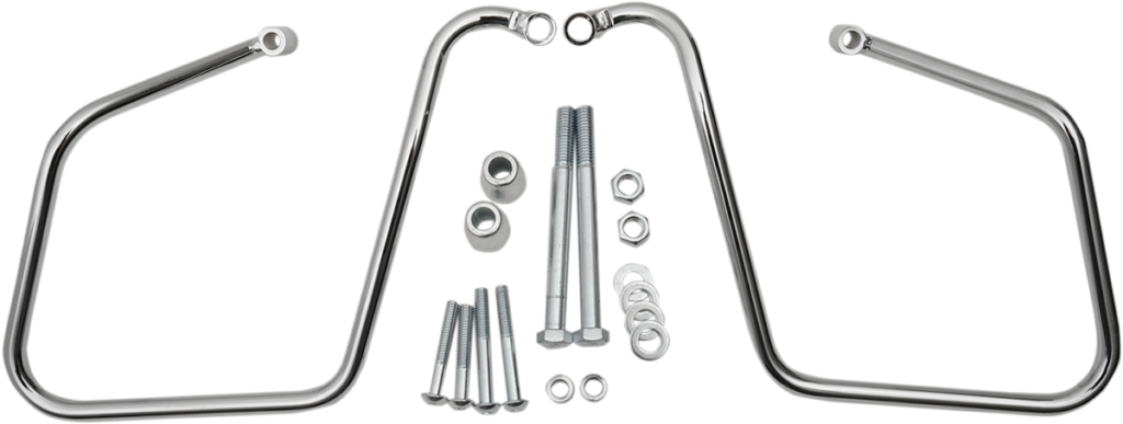 Drag Specialties Saddlebag Support - Chrome - FXD '08-'17 (Pair)