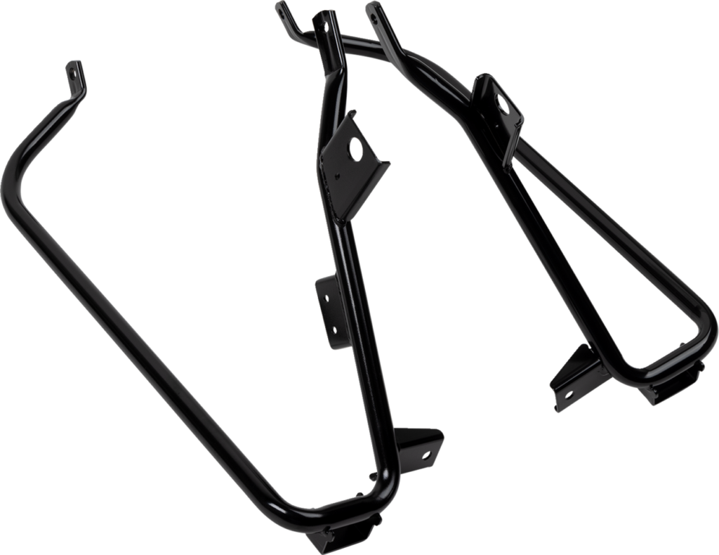 Drag Specialties Saddlebag Support Brackets - Black - FL '09-'10 (Pair)