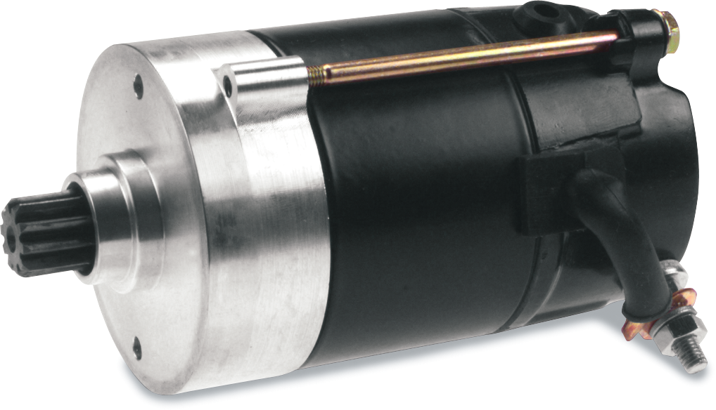 Drag Specialties Starter - Black - '74-'76 Big Twin