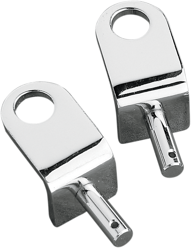 Drag Specialties Mounting Bracket - Solo Seat - Chrome (Pair)