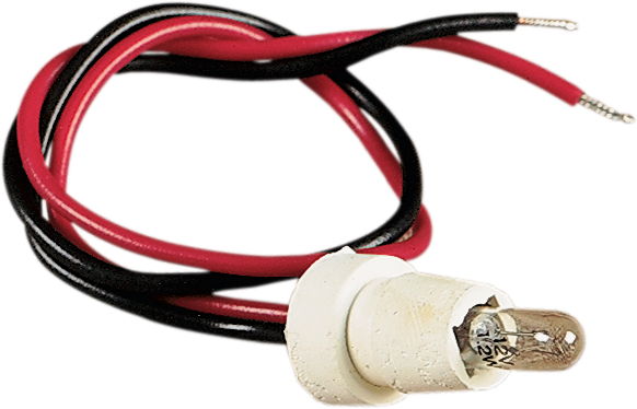 Drag Specialties Replacement Rubber Socket/Bulb For Mini Speedos And Tachs