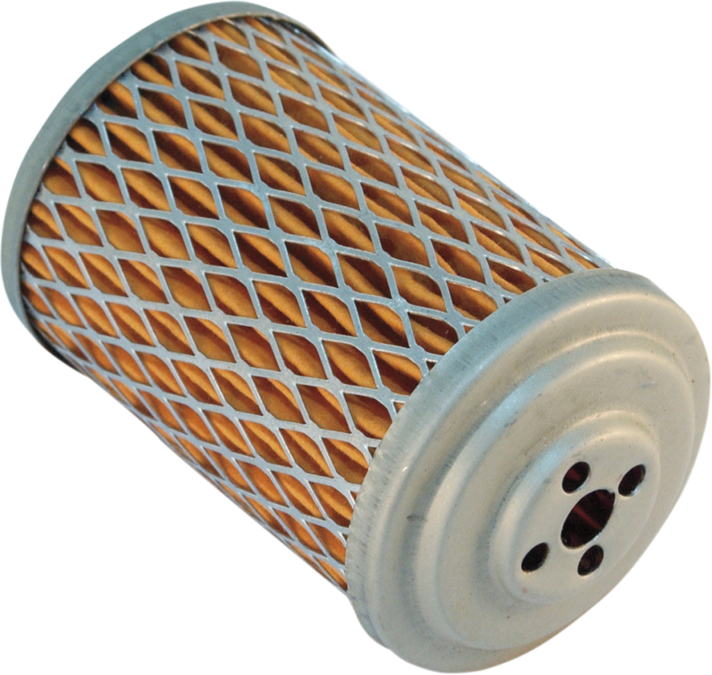 EMGO Oil Filter - Silver/Orange - Harley-Davidson