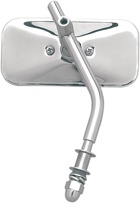 EMGO Mirror - Side View - Chopper/Rectangle - Standard Stem - Each - Universal