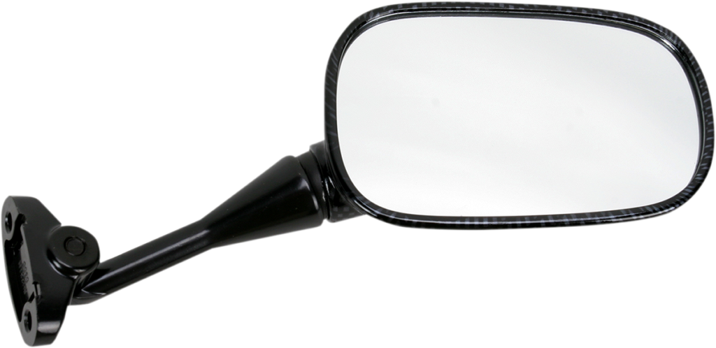 EMGO Mirror - Side View - Carbon Fiber - Rectangle - Right - Honda