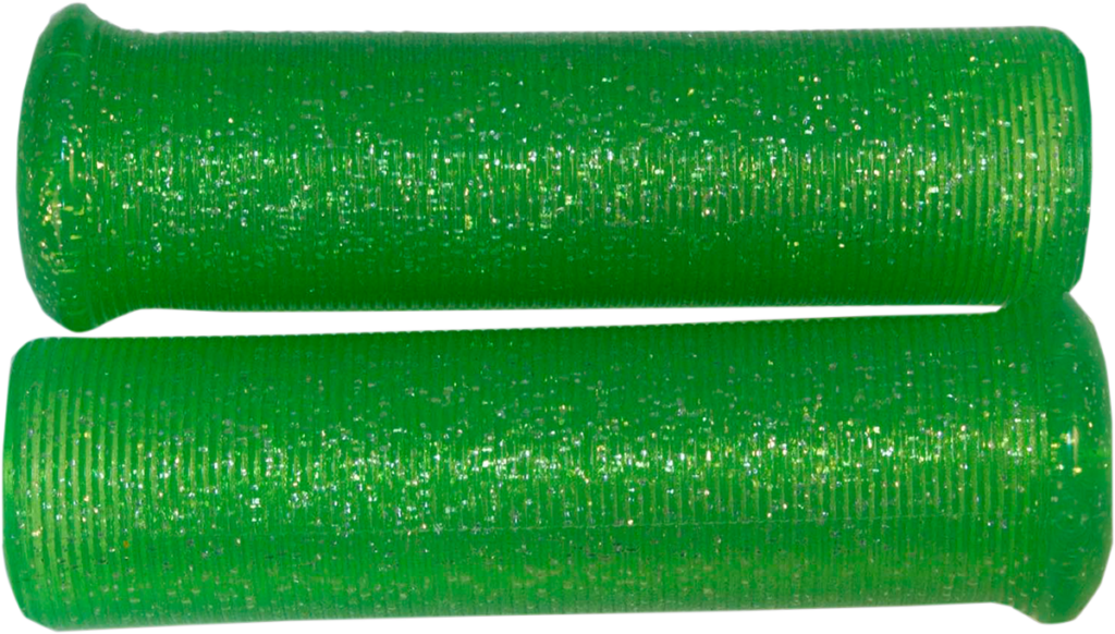 EMGO Star Fire Flake Grips - Retro - Metal - 7/8" - Green