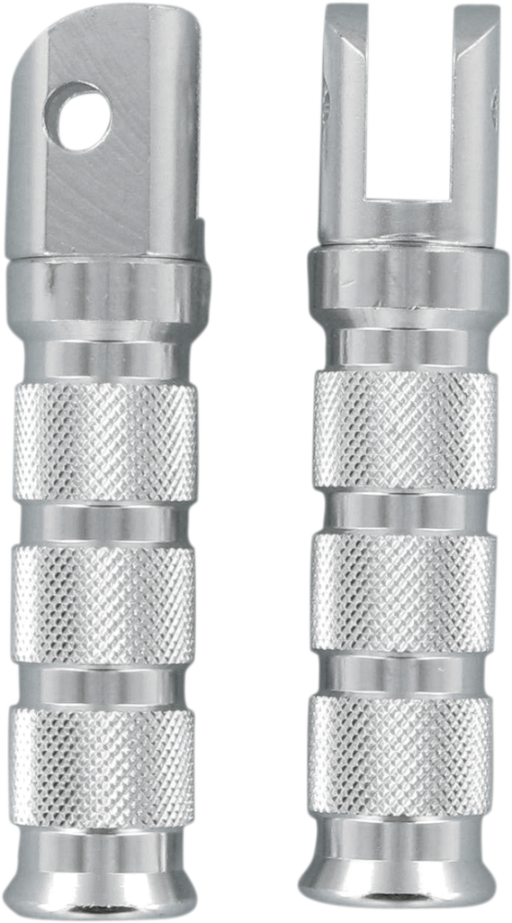 EMGO Front Foot Pegs - Silver - Honda